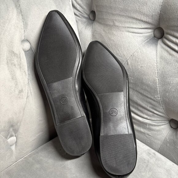 NWT A New Day Black Faux Leather Pointed Toe Loafers – Women’s Size 8.5 - Picture 8 of 8